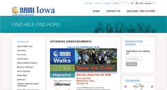 Desktop Screenshot of namiiowa.org