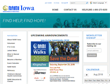 Tablet Screenshot of namiiowa.org